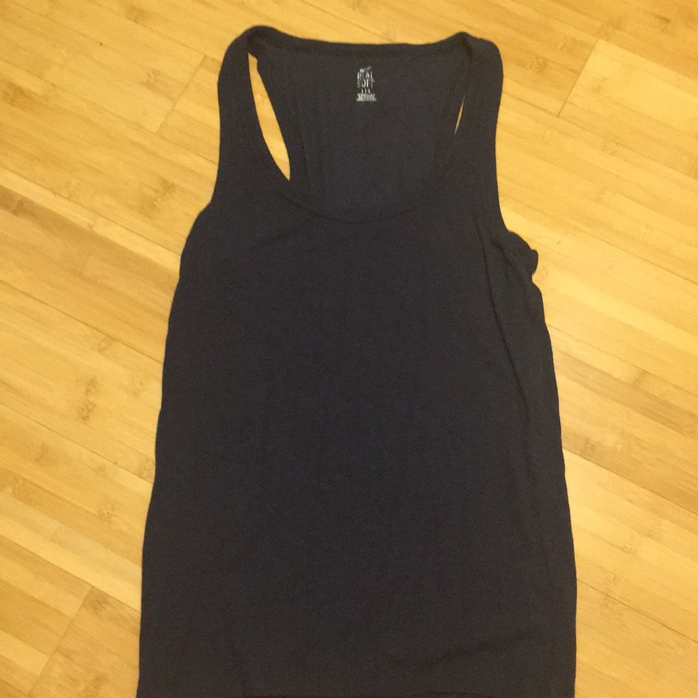 Aerie navy blue super soft tank.